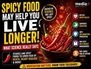 Love Spicy Food? It May Benefit Your Heart, Gut and Even Your Lifespan 🌶️