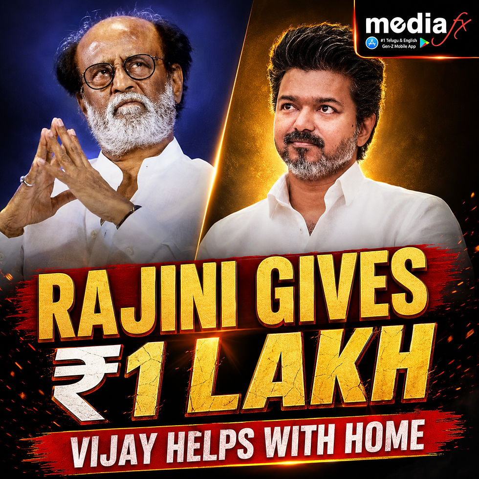 Rajinikanth Gives ₹1 Lakh to Bava Lakshmanan; Vijay Helps Actor Secure Housing After Amputation