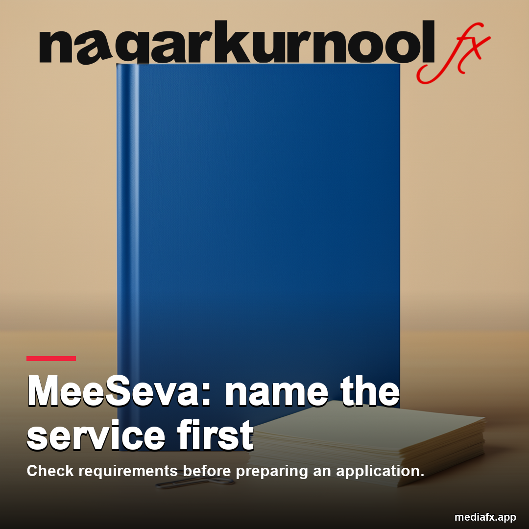 MeeSeva: name the service first — representative AI-generated editorial visual, not an actual location photograph.