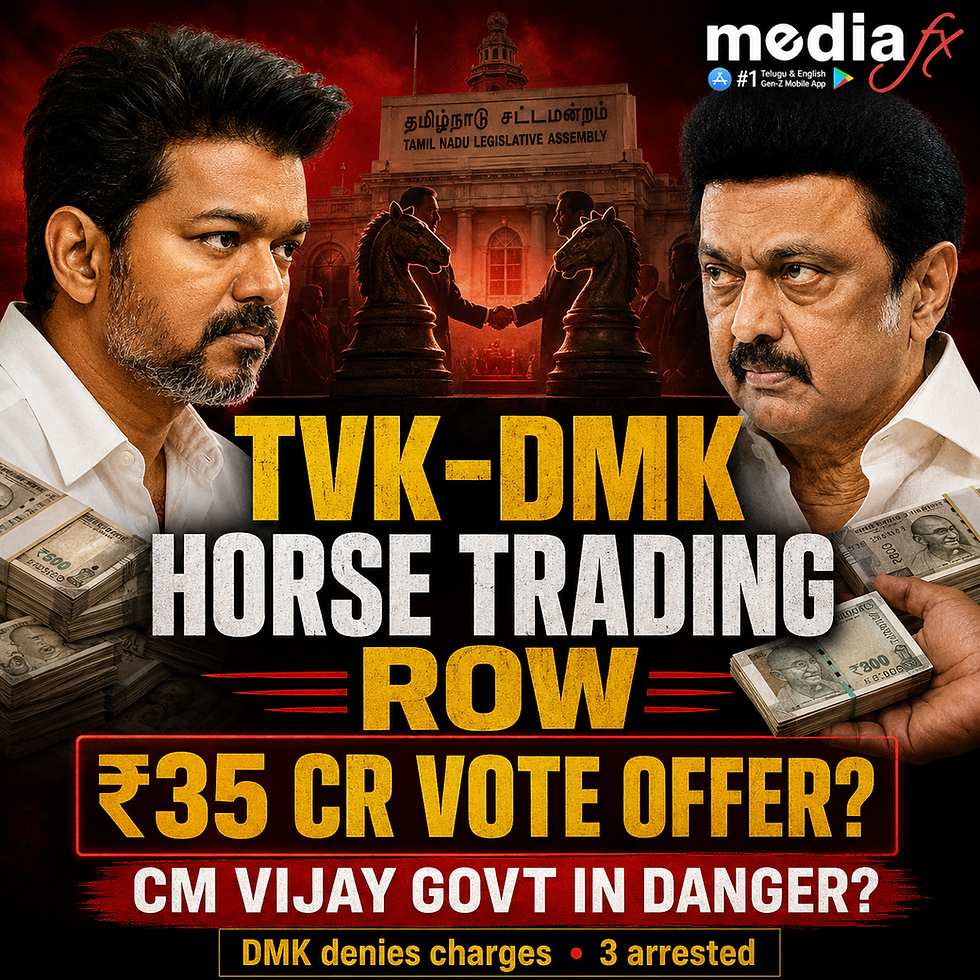 CM Vijay’s Tamil Nadu Government In Danger Amid DMK-TVK Horse-Trading Row