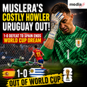 Fernando Muslera’s Costly Howler Sends Uruguay Out Of FIFA World Cup After 1‑0 Defeat To Spain