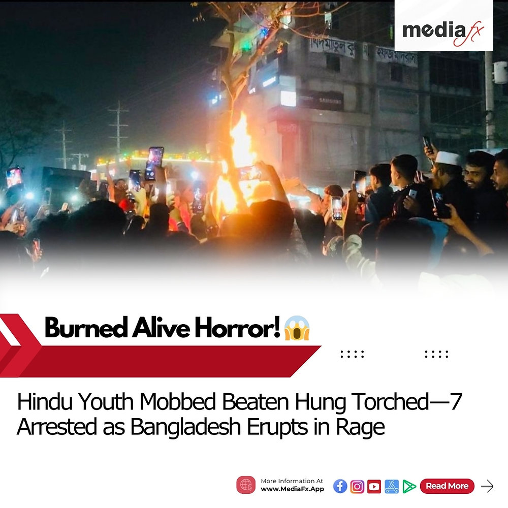 7 Nabbed After Hindu Man's Brutal Lynching & Burning in Bangladesh! 🔥