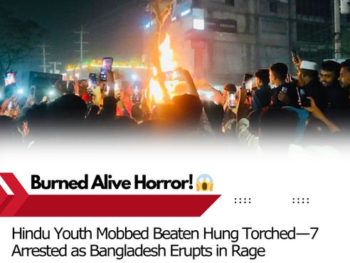 7 Nabbed After Hindu Man's Brutal Lynching & Burning in Bangladesh! 🔥