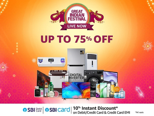 🎉 Diwali Madness! Amazon’s Great Indian Festival Offers Up to 90% OFF! 🎁 #DiwaliShopping #AmazonDeals #GiftGalore 😍