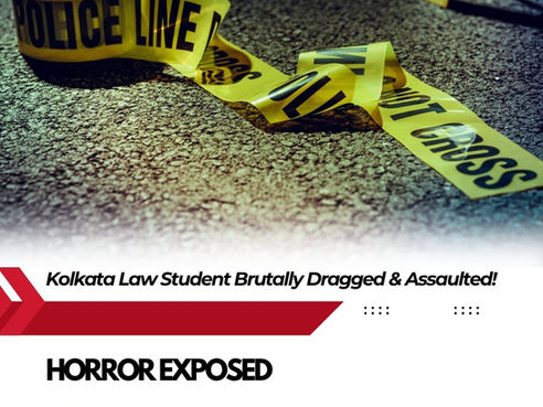 🚨 Shocking CCTV Footage Shows Law Student Dragged in Kolkata College! 😱