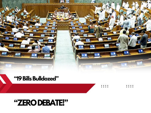 “Parliament Zooms 19 Bills in Record Time—Opposition Silent! 🇮🇳⚡”