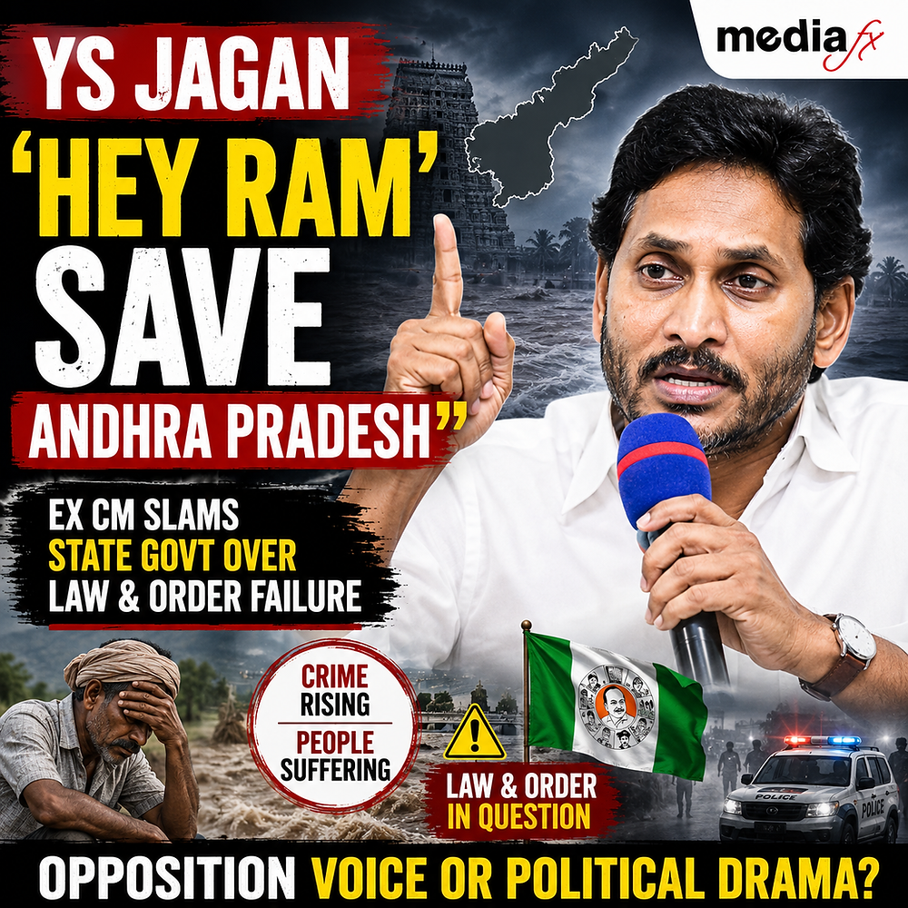 YS Jagan Faces Criticism After “Hey Ram, Save Andhra Pradesh” Remark