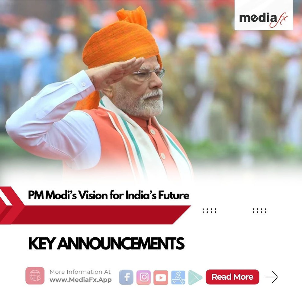 PM Modi's Key Announcements on Independence Day 2025