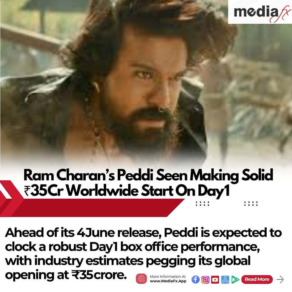 ‘Peddi’ Box Office Day 1 Prediction: Ram Charan’s Film Set To Earn ₹35 Cr Worldwide