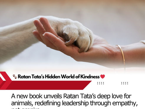 📰 Ratan Tata’s Gentle Legacy Beyond Business: His Love for Animals Takes Center Stage 🐶📖
