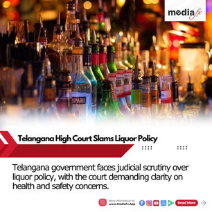 📰 Telangana High Court Criticizes State Government Over Liquor Policy 🚨🍻