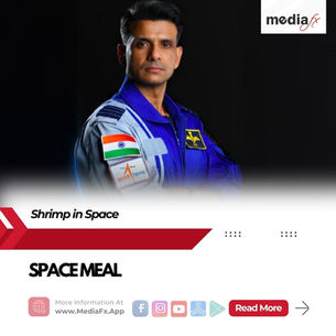 🚀 Shrimp Cocktail Surprise! Astronaut Shukla’s Starry Space Dinner 😋