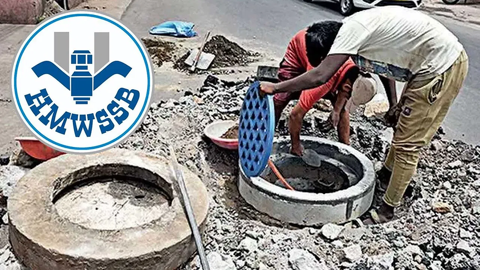 Hyderabad Water Board Warns Against Opening Manholes During Monsoon Season š§ļøš«