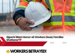 Sigachi Factory Tragedy a Grim Wake-Up Call: CPI Demands Justice, Accountability and Worker Safety