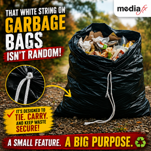 That White String on Garbage Bags Isn’t Random  Here’s Its Purpose