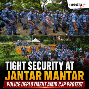 Clashes at Jantar Mantar as CJP Protesters Attempt “Chalo Sansad” March