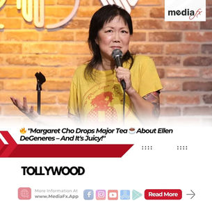 🔥 "Margaret Cho Drops Major Tea ☕️ About Ellen DeGeneres – And It's Juicy!"