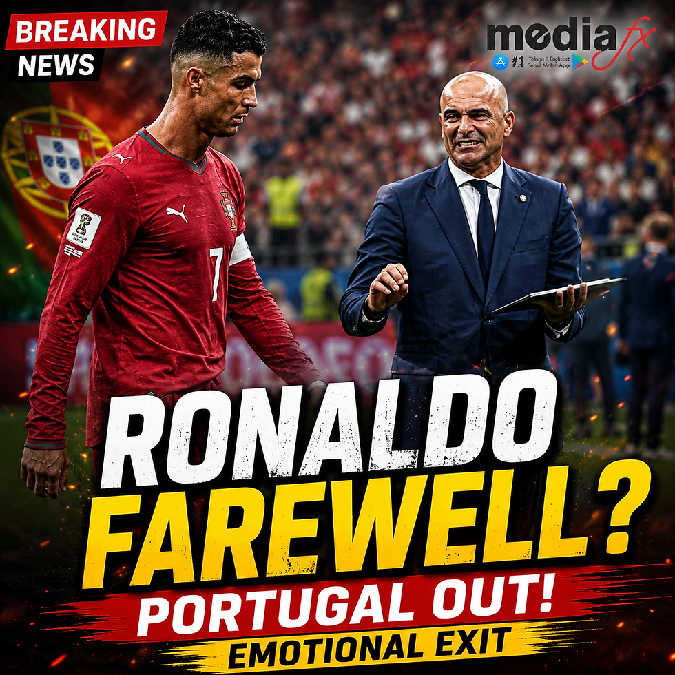 Cristiano Ronaldo Emotional Farewell As Portugal Eliminated By Spain In FIFA World Cup Round Of 16