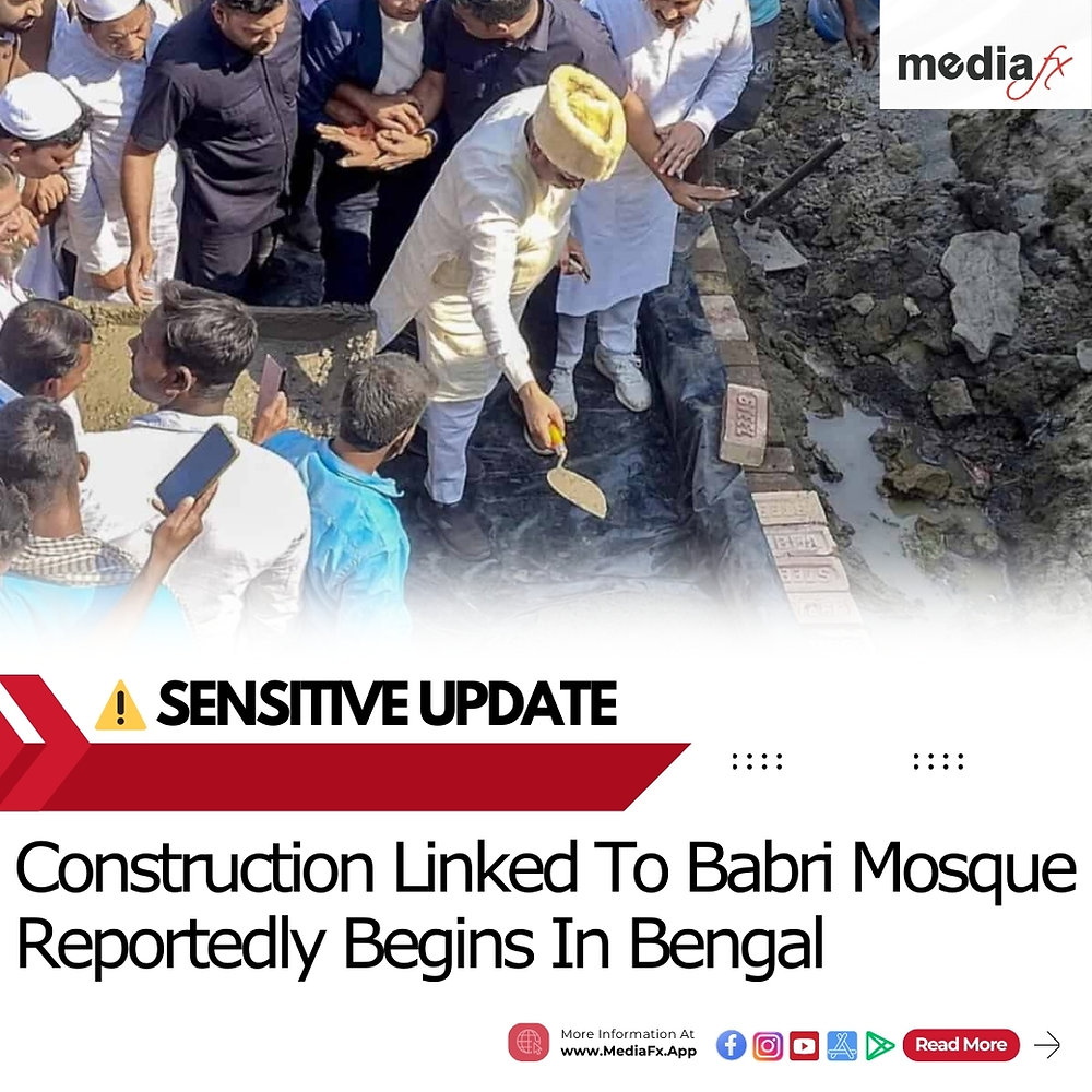 Babri Mosque Construction Work Reportedly Begins In West Bengal