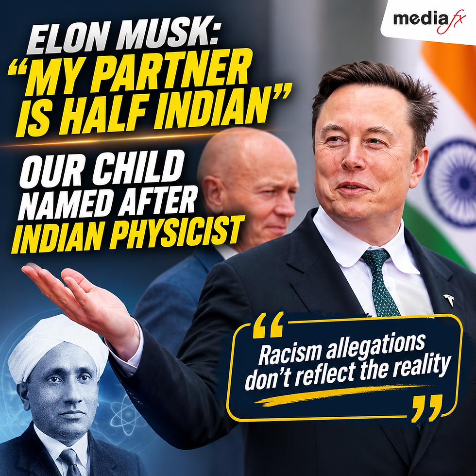 My Partner Is Half-Indian: Elon Musk Responds to Racism Claims
