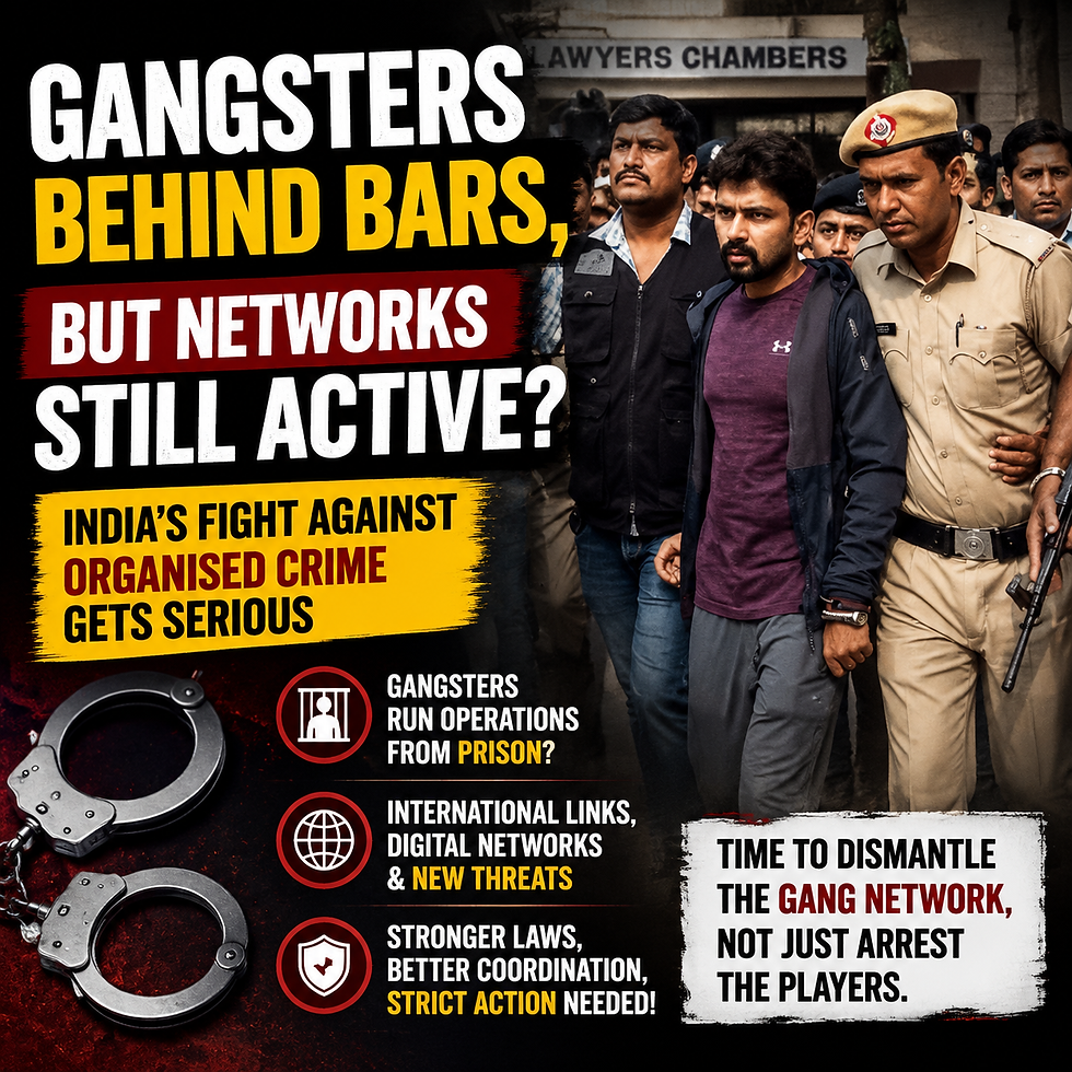 Gangsters Behind Bars, But Networks Still Active?