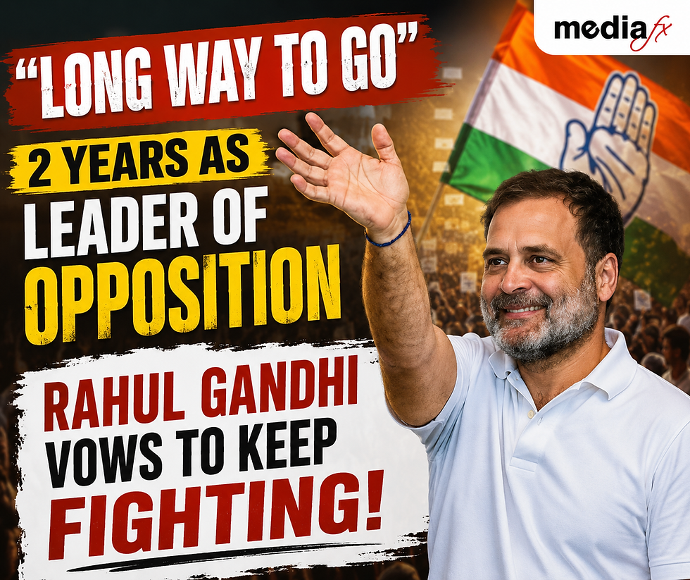 Rahul Gandhi Marks 2 Years As Leader Of Opposition, Vows To Keep Fighting