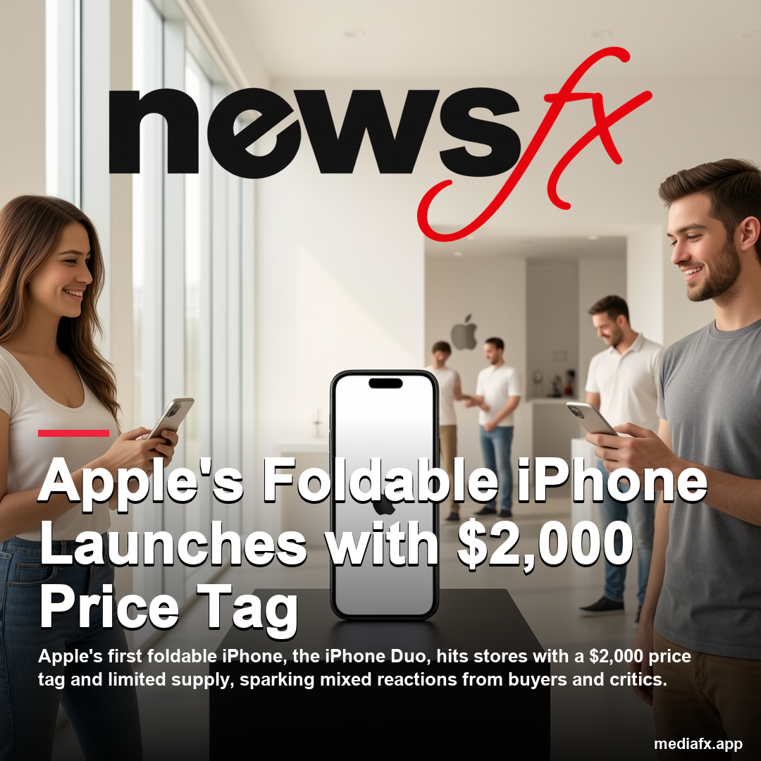 Apple's Foldable iPhone Launches with $2,000 Price Tag and Limited Stock