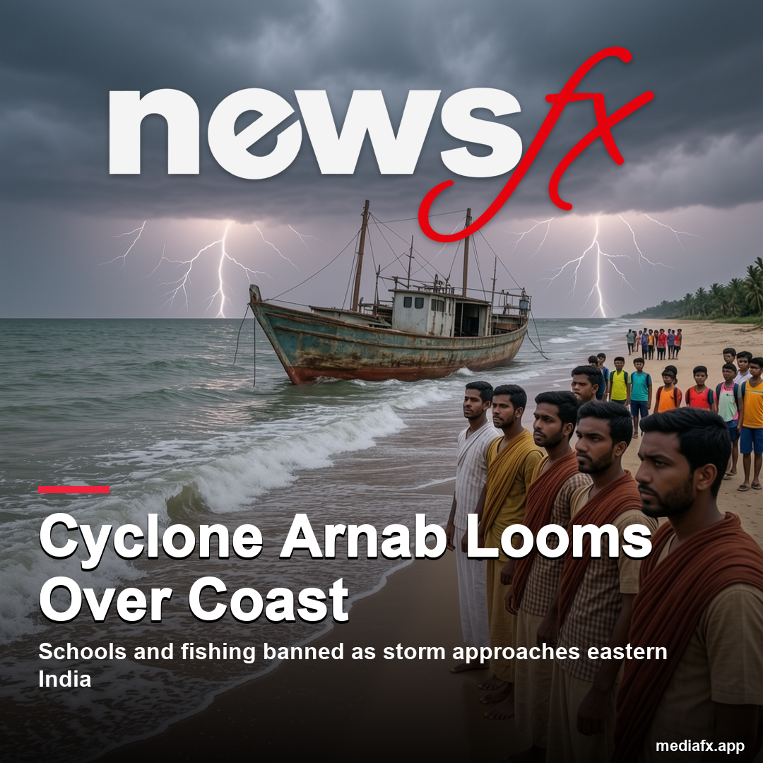 Schools shut, fishing banned as Cyclone Arnab heads for Odisha and Andhra Pradesh