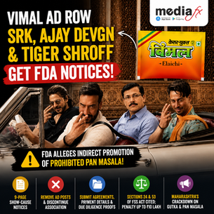 Vimal Ad Trouble: SRK, Ajay Devgn And Tiger Shroff Get FDA Notices