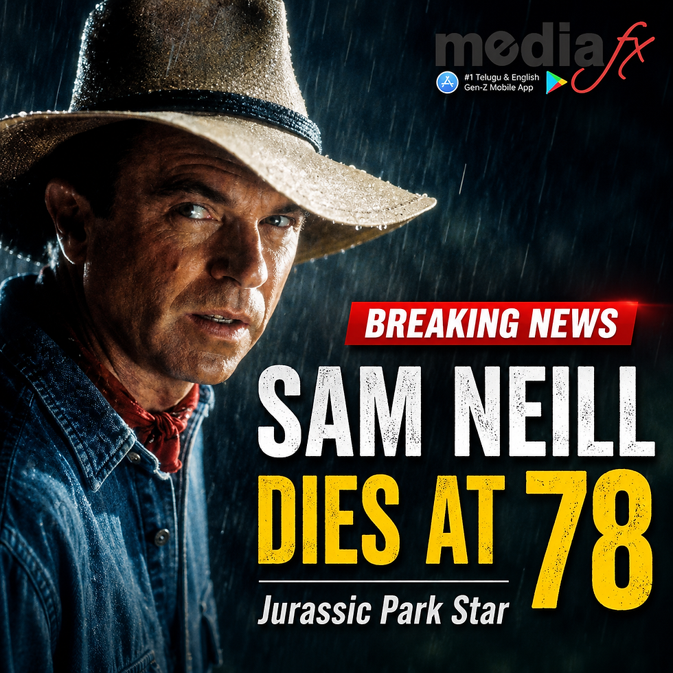 Jurassic Park’s Sam Neill Dies at 78 💔