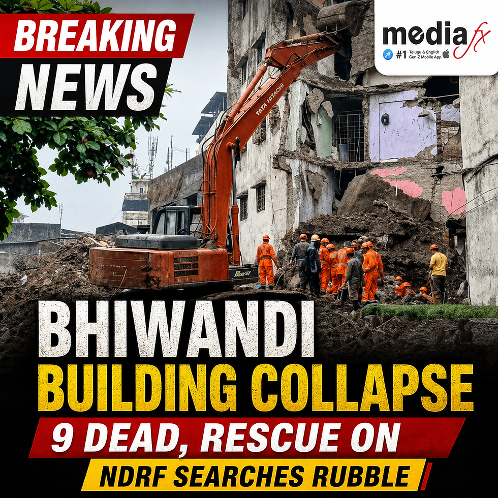 Dangerous Building Collapses in Bhiwandi 9 Dead, More Feared Trapped