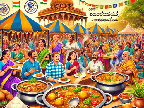 🍗🔥 "Meat Makes History: First-Time Feast at Kannada Lit Fest in 100 Years!" 🍛📚