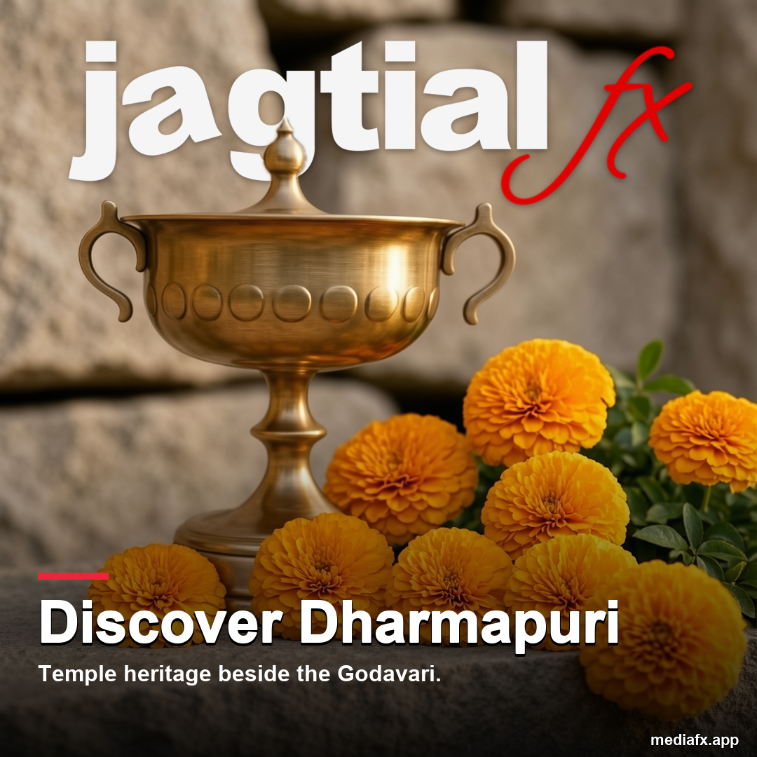 Discover Dharmapuri — representative AI-generated editorial visual, not an actual location photograph.