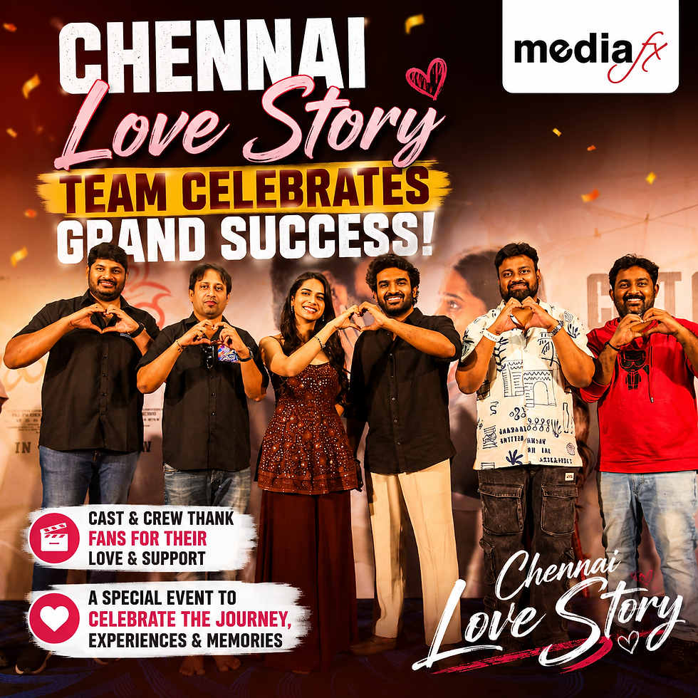 Chennai Love Story Team Celebrates Big Win With Fans