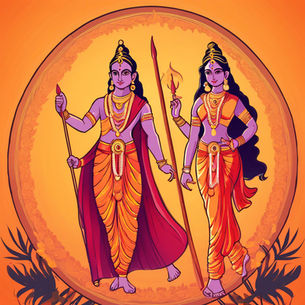 From Ram to Durga: The Legendary Origins of Dussehra" 🦁🌿