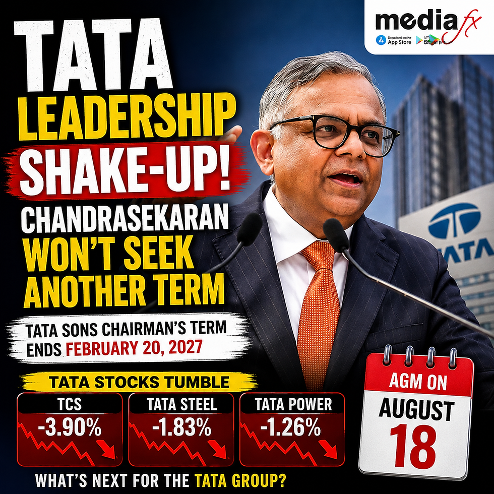 Tata Leadership Shake-Up: Chandrasekaran Won’t Seek Another Term