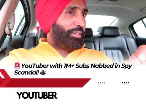 🚨 YouTuber with 1M+ Subs Nabbed in Spy Scandal! 🎥
