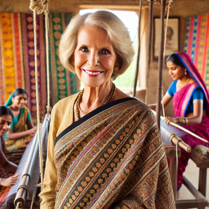 టెక్సాస్ నుండి మహేశ్వర్ వరకు: సాలీ హోల్కర్ చనిపోతున్న నేతను ఎలా పునరుద్ధరించి పద్మశ్రీని గెలుచుకుంది! 🇮🇳✨