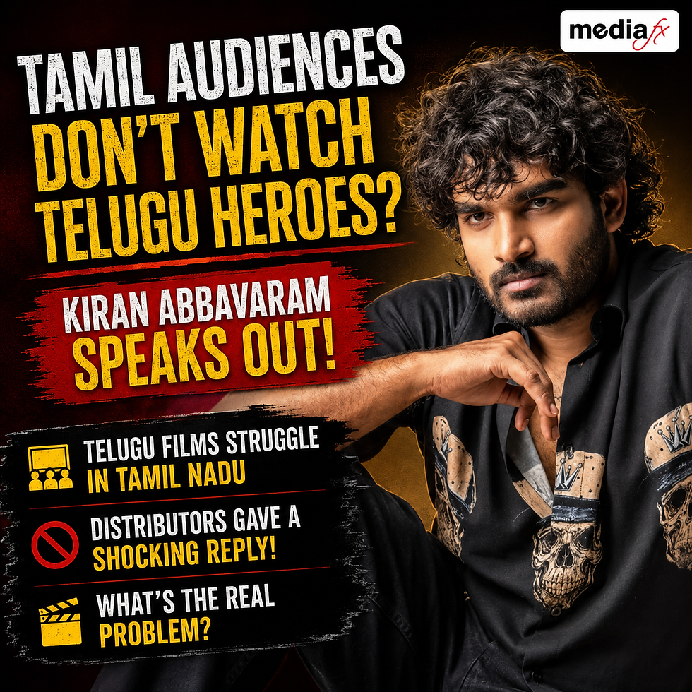 Tamil Audiences Donāt Watch Telugu Heroes Kiran Abbavaram Opens Up