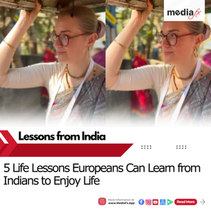 Lithuanian Woman Shares 5 Things Europeans Should Learn from Indians About Enjoying Life