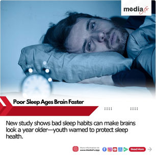 📰 Poor Sleep = Faster Brain Aging 😴🧠