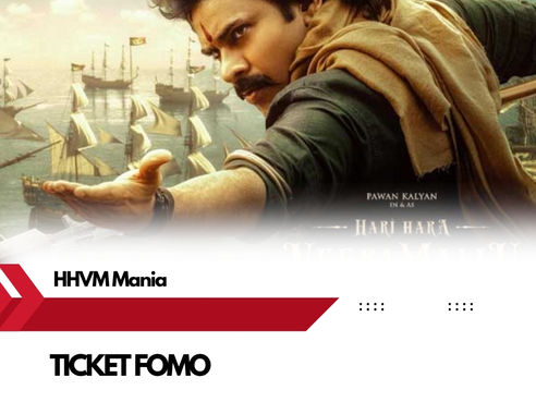 🎟️ Pawan Kalyan Mania: HHVM Nizam Tickets Sell Out in a Blink! 😱