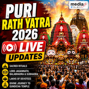 Puri Rath Yatra 2026 Begins! Lakhs Gather for Lord Jagannath’s Divine Journey