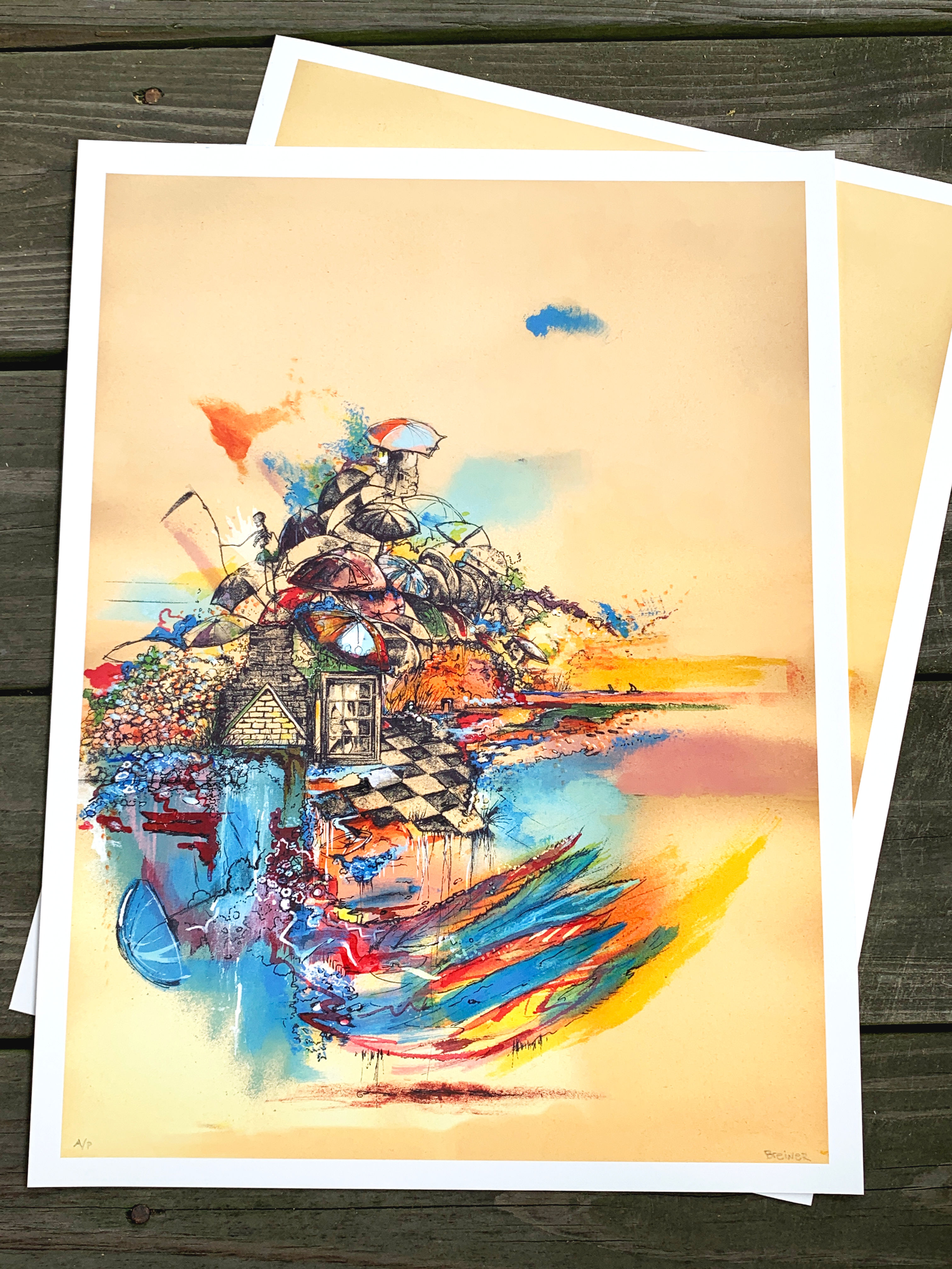 The Rapture a print by artist John Breiner