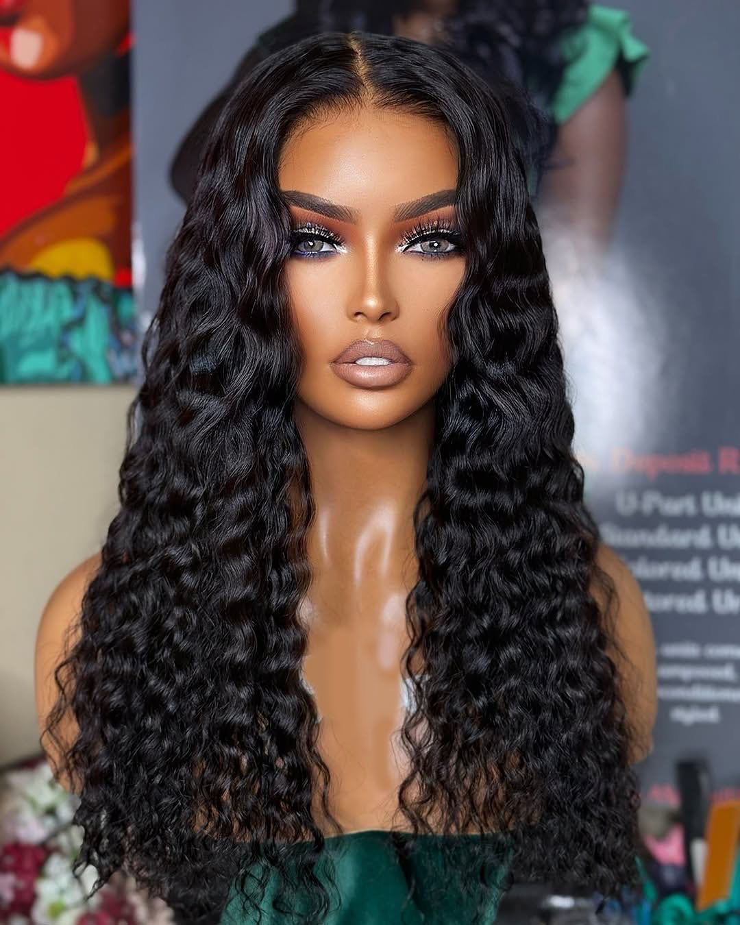 Abby - Deep Wave 26" Lace Front Wig PreCustomized