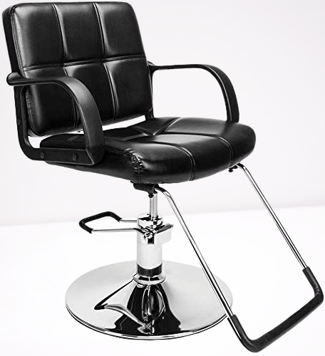 Sillón de Peluquería Hidráulico Elite - Negro