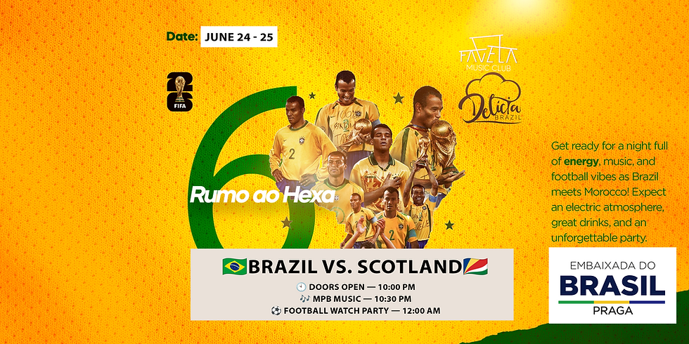 Brazil vs. Scotland 🇧🇷 Rumo ao Hexa com Delícia Brazil!