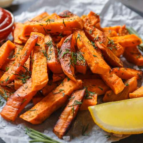 Arranged Food and Objects