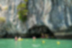 Canoeing at Hong Island