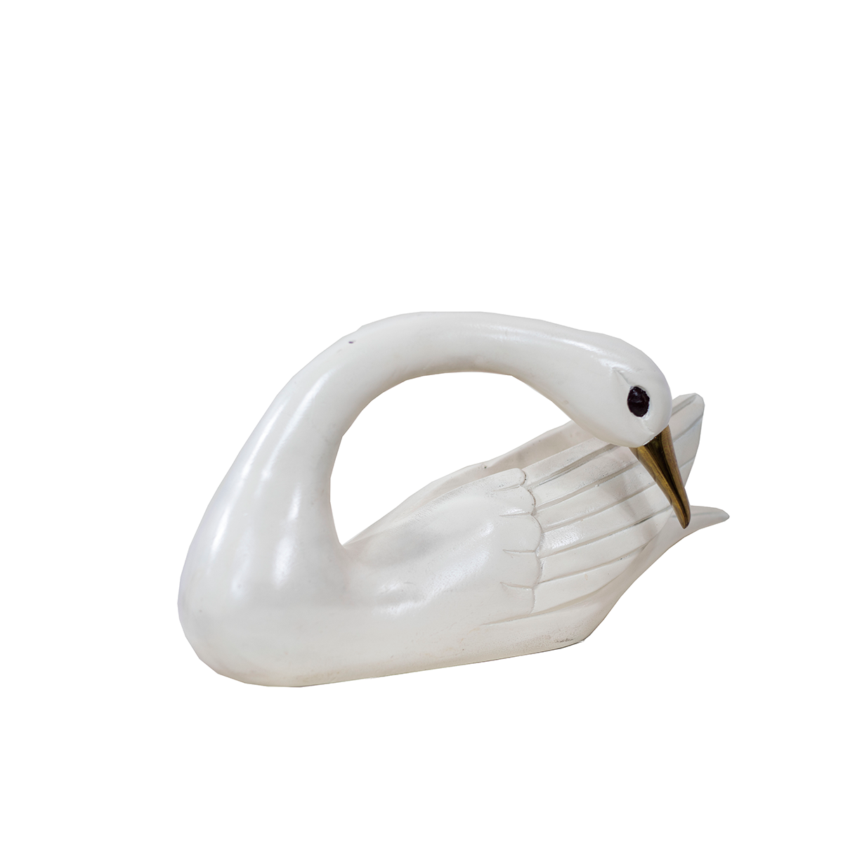 CISNE BLANCO PICO DORADO CUELLO DOBLADO 23X47